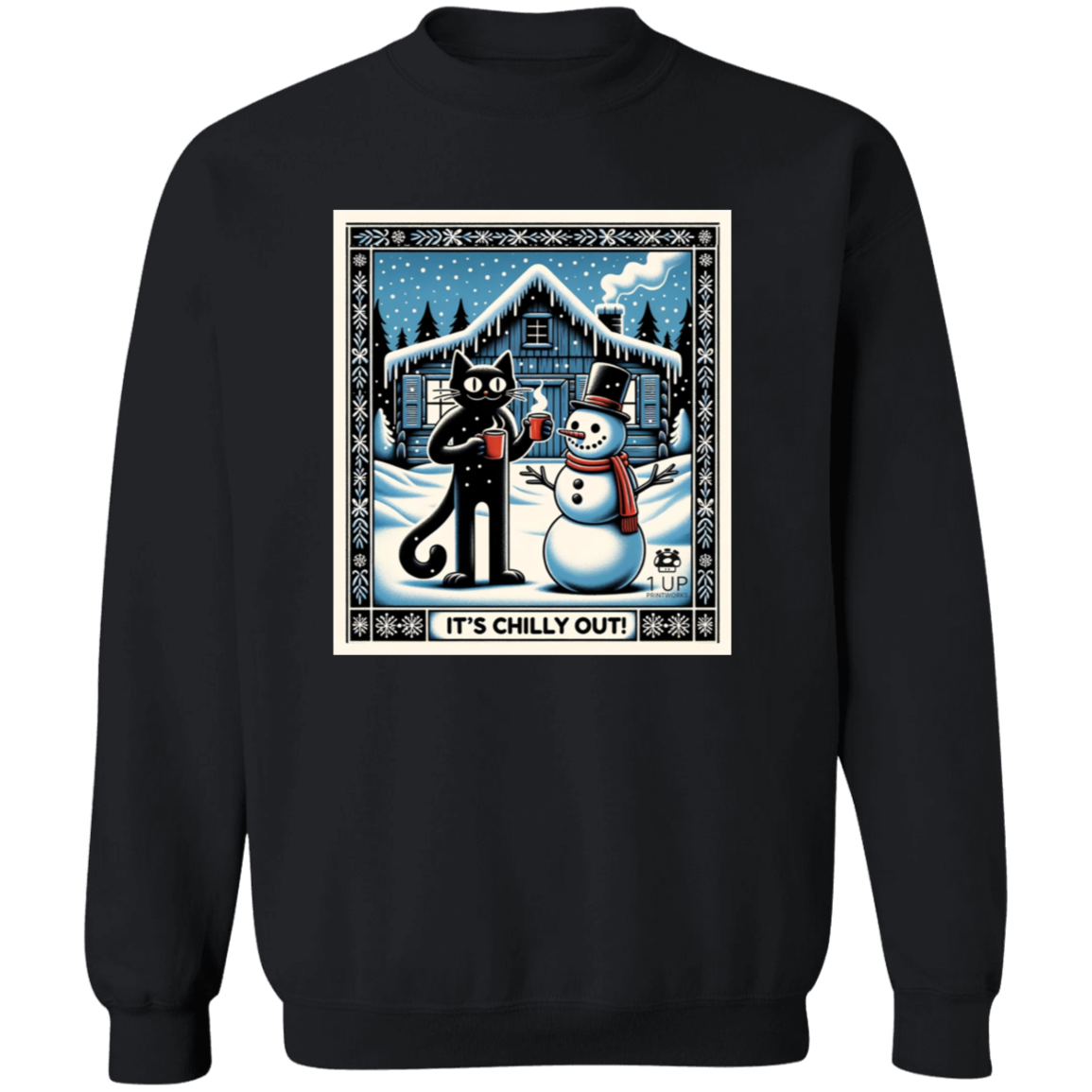 It's Chilly Out Crewneck Pullover Sweatshirt