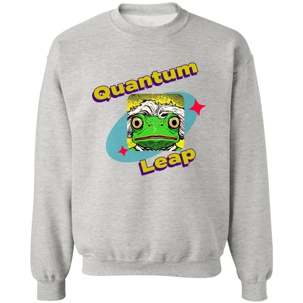 Frogstein Pullover Crewneck Sweatshirt 8 oz (Closeout)