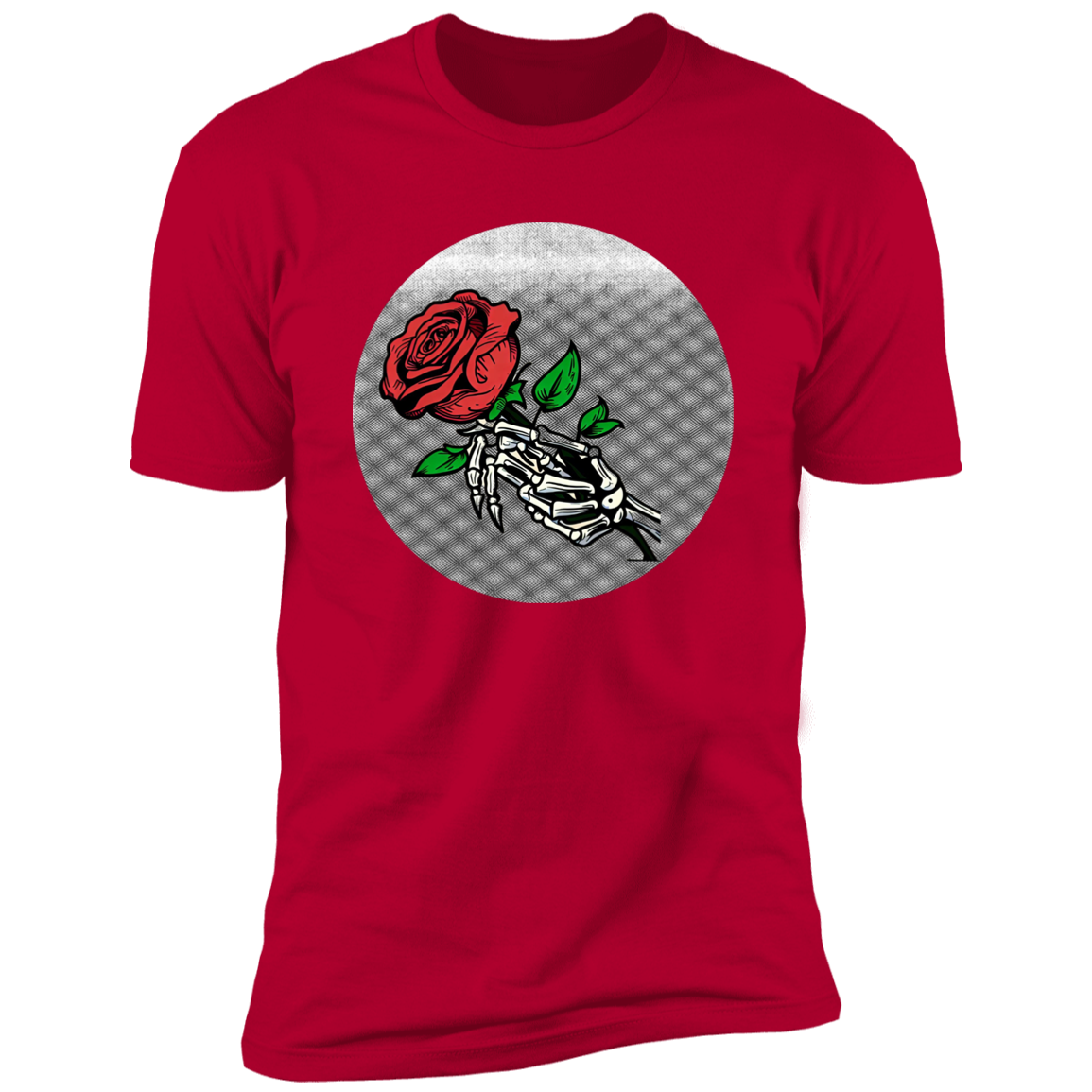 Skeleton rose Premium Short Sleeve T-Shirt