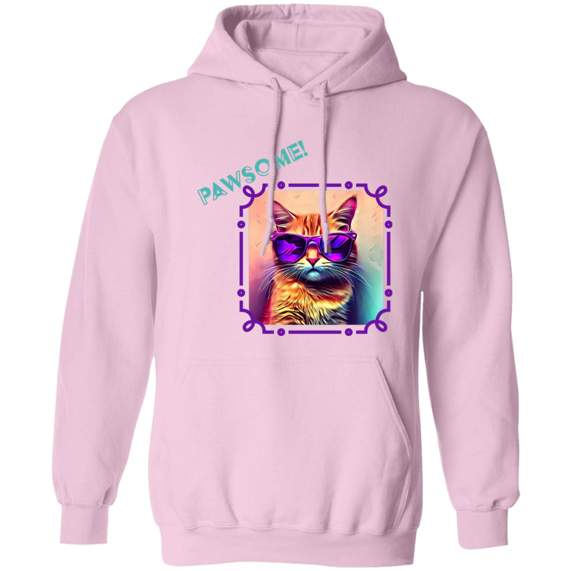 Pawsome Pullover Hoodie 8 oz (Closeout)