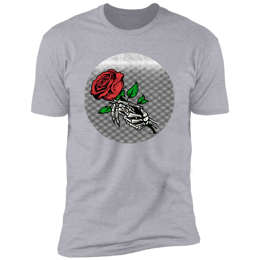 Skeleton rose Premium Short Sleeve T-Shirt