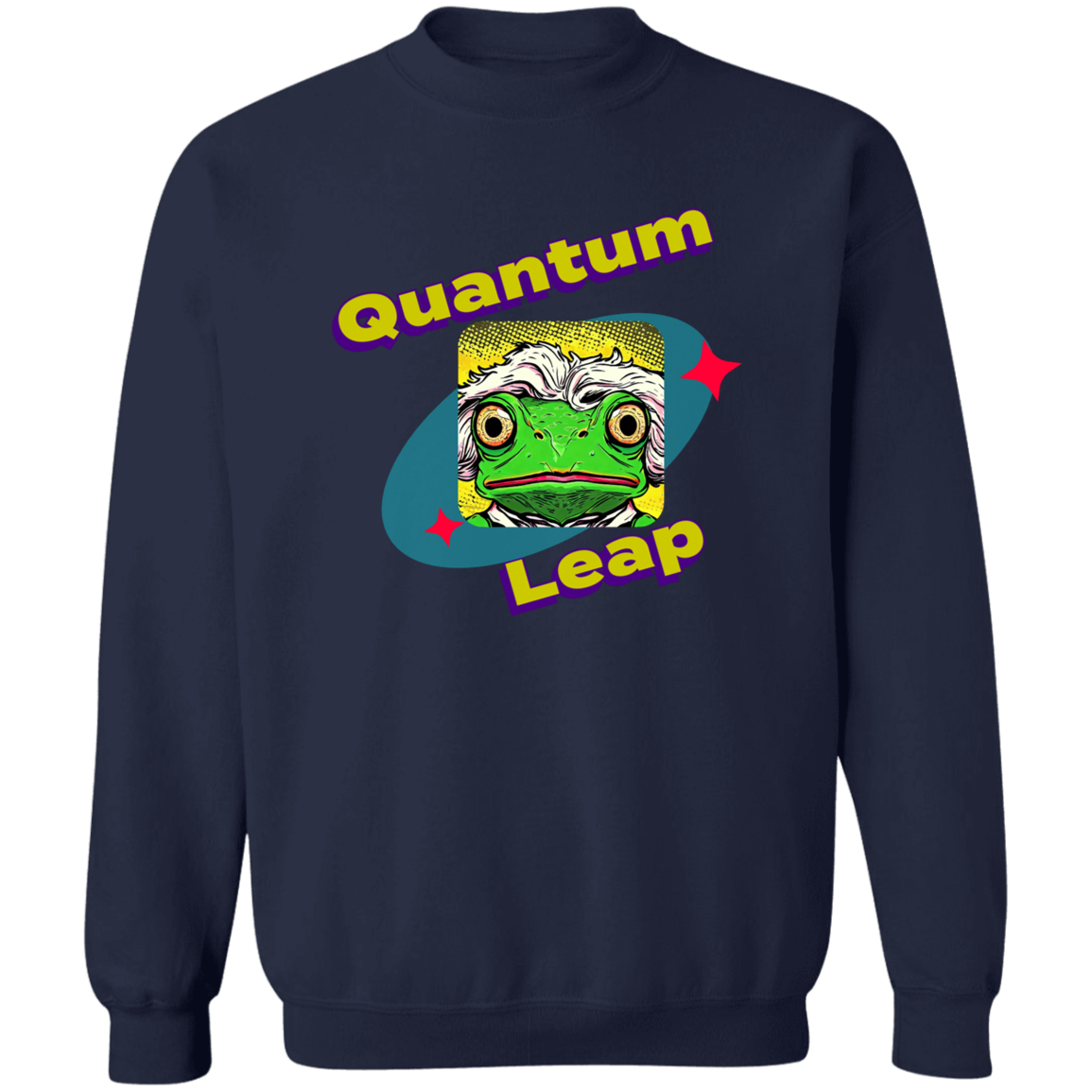 Frogstein Pullover Crewneck Sweatshirt 8 oz (Closeout)