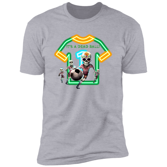 Soccer skull Premium Short Sleeve T-Shirt
