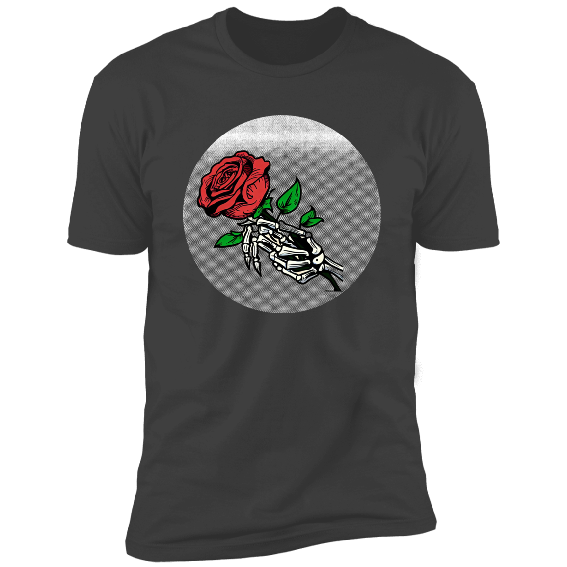 Skeleton rose Premium Short Sleeve T-Shirt