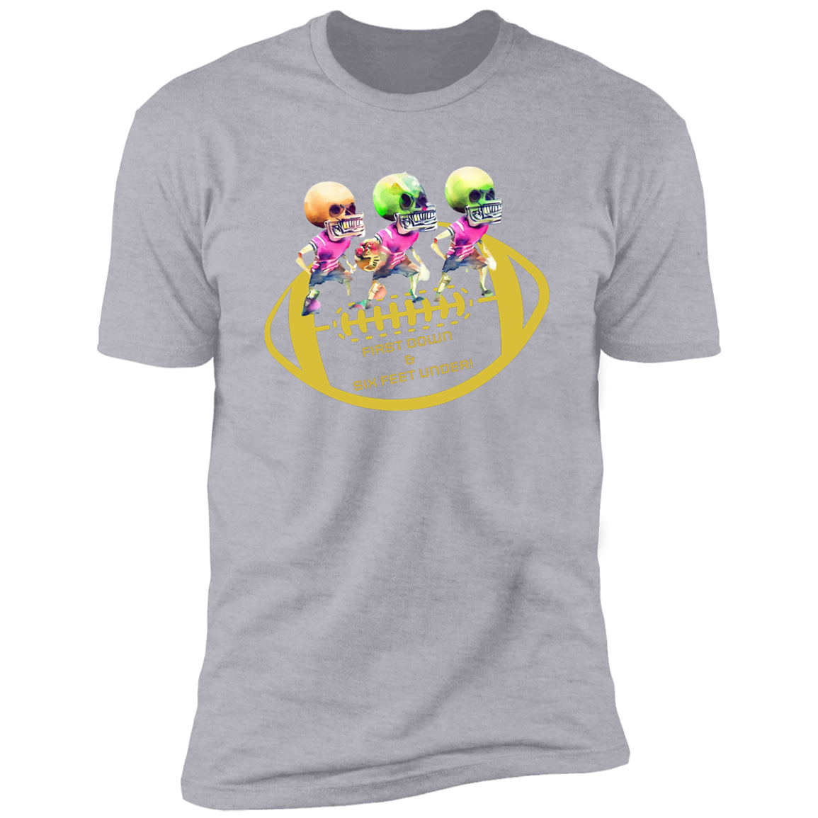 Football skull Premium Short Sleeve T-Shirt