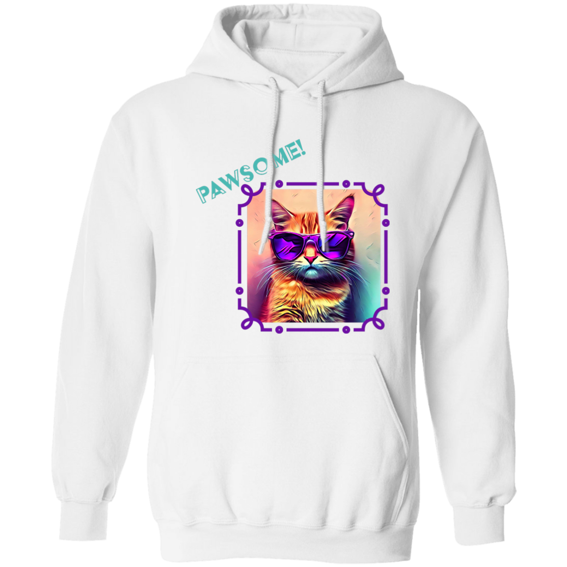 Pawsome Pullover Hoodie 8 oz (Closeout)